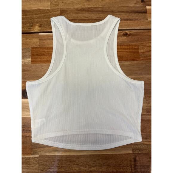 VICI Sleeveless Tank Top w Rhinestones White Womens Small Bling concert summer - Picture 3 of 4